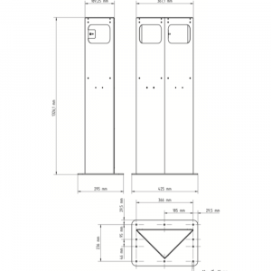KEBA Standsäule (triangel)